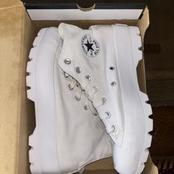 WHITE PLATFORM CONVERSE