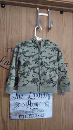 Toddler boy dinosaur jacket