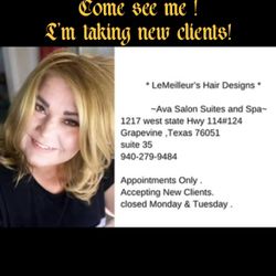 LeMeilleur’s Hair designs -Grapevine Texas Area 