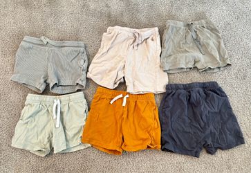 Set of 6 Pairs of Shorts for Small Boys/Toddlers 3T and 4T