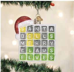 Wordle Ornament