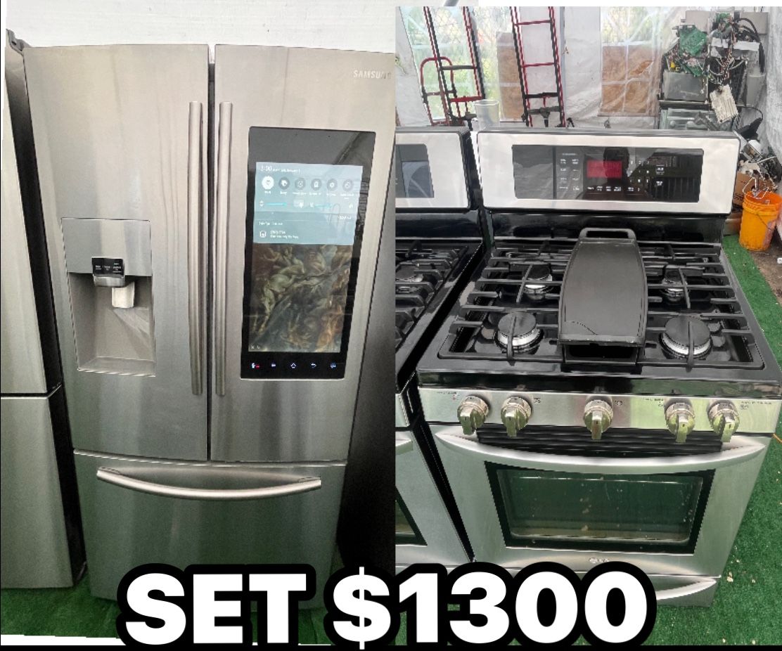 SET DE REFRIGERADOR Y ESTUFA EN BUENAS CON DICIONES