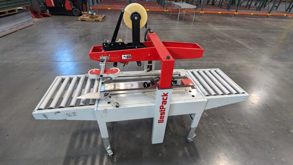 BestPack MBD22 SEMI-AUTOMATIC Adjustable Case / Box sealer Bottom Belt Drive 2" Tape Head