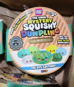 Viral Mystery Squishy Dumpling Tie Dye Edition Toy RMS