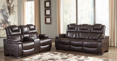 Warnerton Power Reclining Sofa Loveseat Chair

