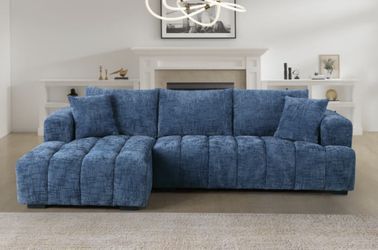 Lounge Style L-shaped Modular Chaise Sectional Sofa Couch