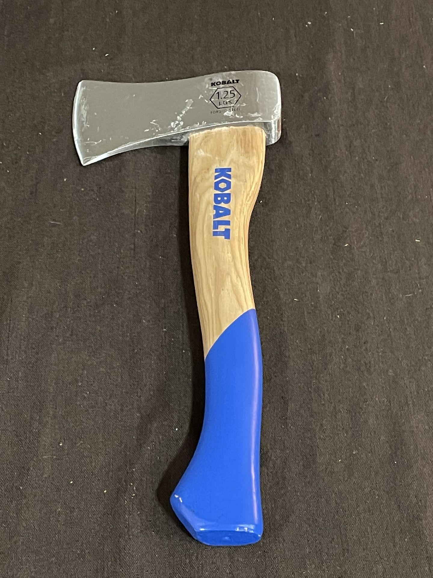 KOBALT Forged Steel Camping Axe Hatchet 14 Inch 1.25 lbs Hickory Handle