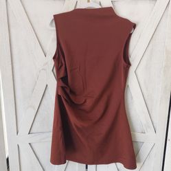 Burnt Orange Mini Dress