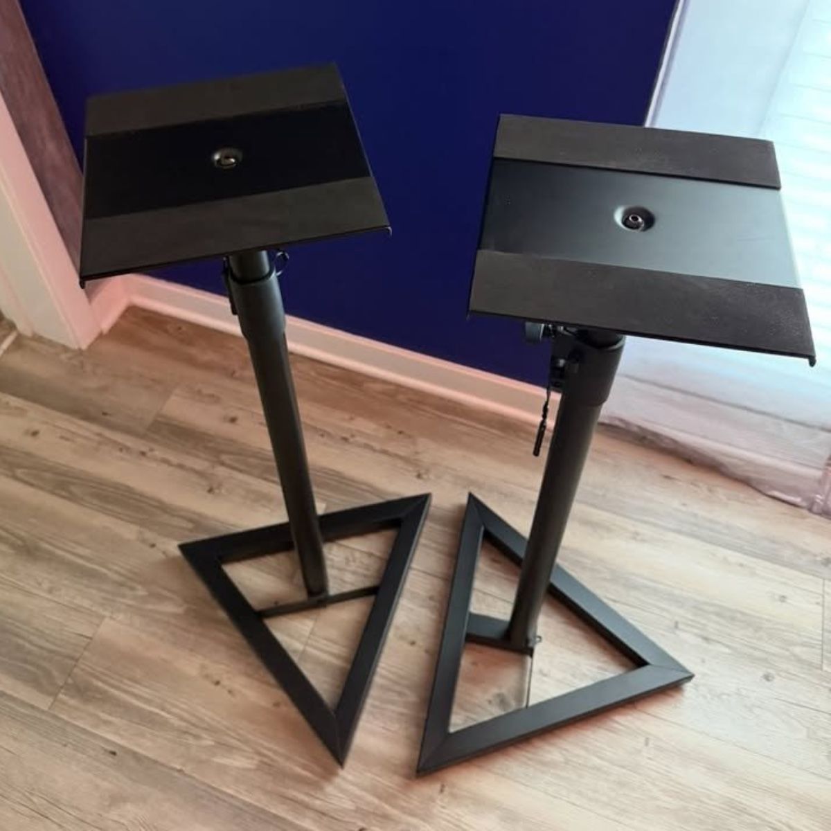 Pair of On Stage Adjustable Monitor Stands
