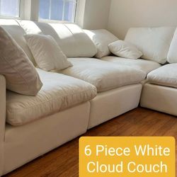 White Cloud Couch Modular Sectional Sofa 