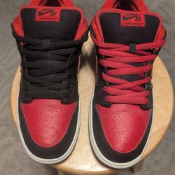 NIKE X JORDAN SB DUNK LOW " BRED " (2014) RARE