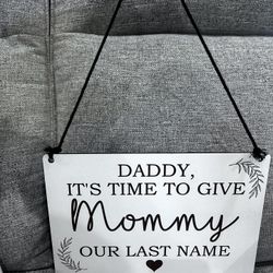 Ring Bearer’s Sign /flower Girl Sign 