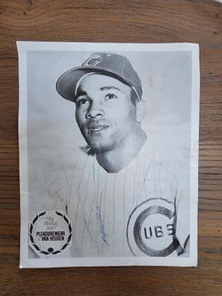 2 Billy Williams Autographs