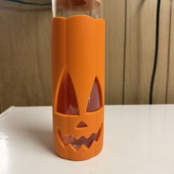 Ototo Jack-O-Cup Tumbler with Straw - Halloween Pumpkin Design