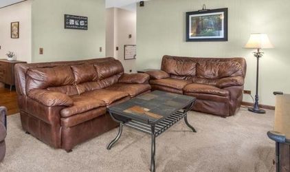Leather Loveseat and Sofa (Ashley)
