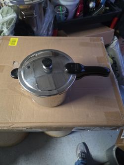 Stainless Steel Presto Pressure Cooker with Lid