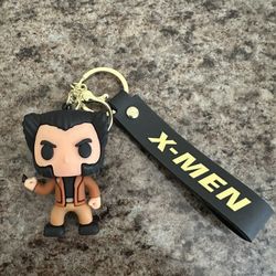 X-Men Wolverine Keychain + Wristlet Wrap