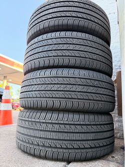 4USED 215/55/16 NEXEN AND CONTINET TIRES