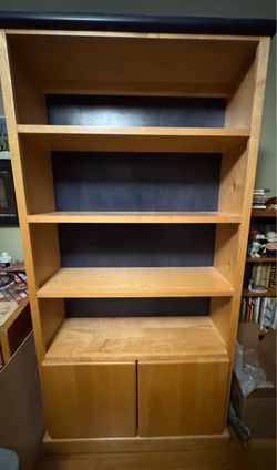 Wonderful Solid Maple Bookcase