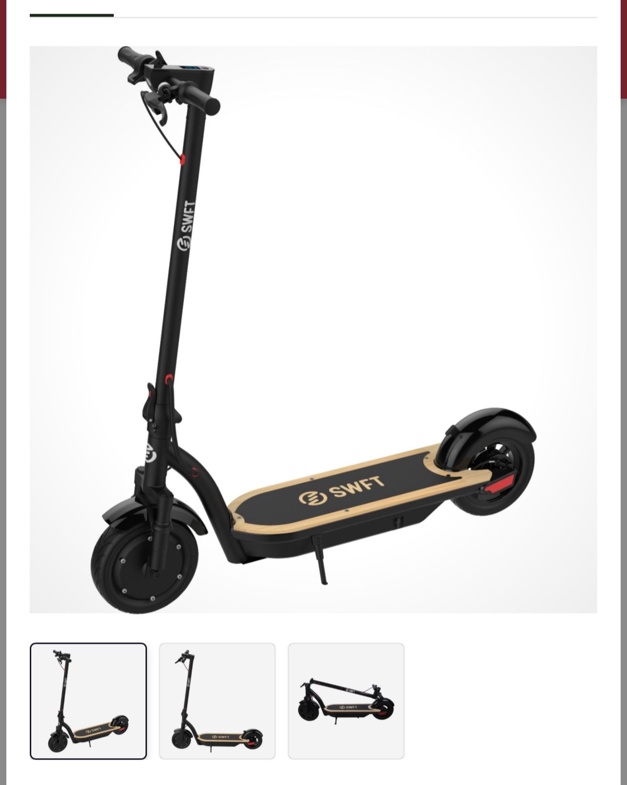 36V 20mph SWFT Phoenix Electric Scooter WD Bike for Sale in Chino