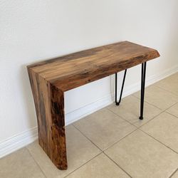 Waterfall Bench Side Table Laurel Oak