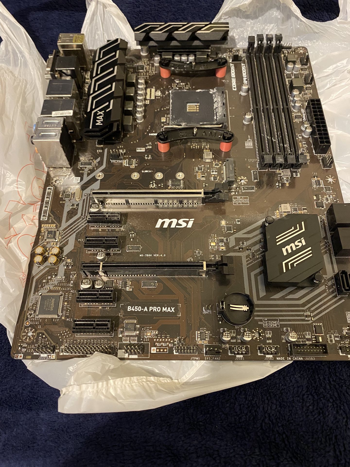 MSI B450-A PRO MAX