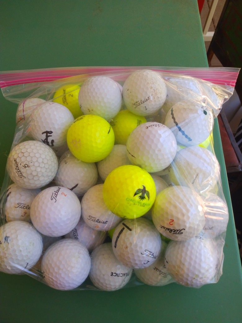 Titleist Golf Balls, Used Bag of 50