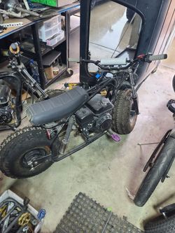 Coleman Mini Bike stretched withKnobby Tires