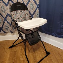 Cosco Kids Simple Fold Full Size High Chair with Adjustable Tray