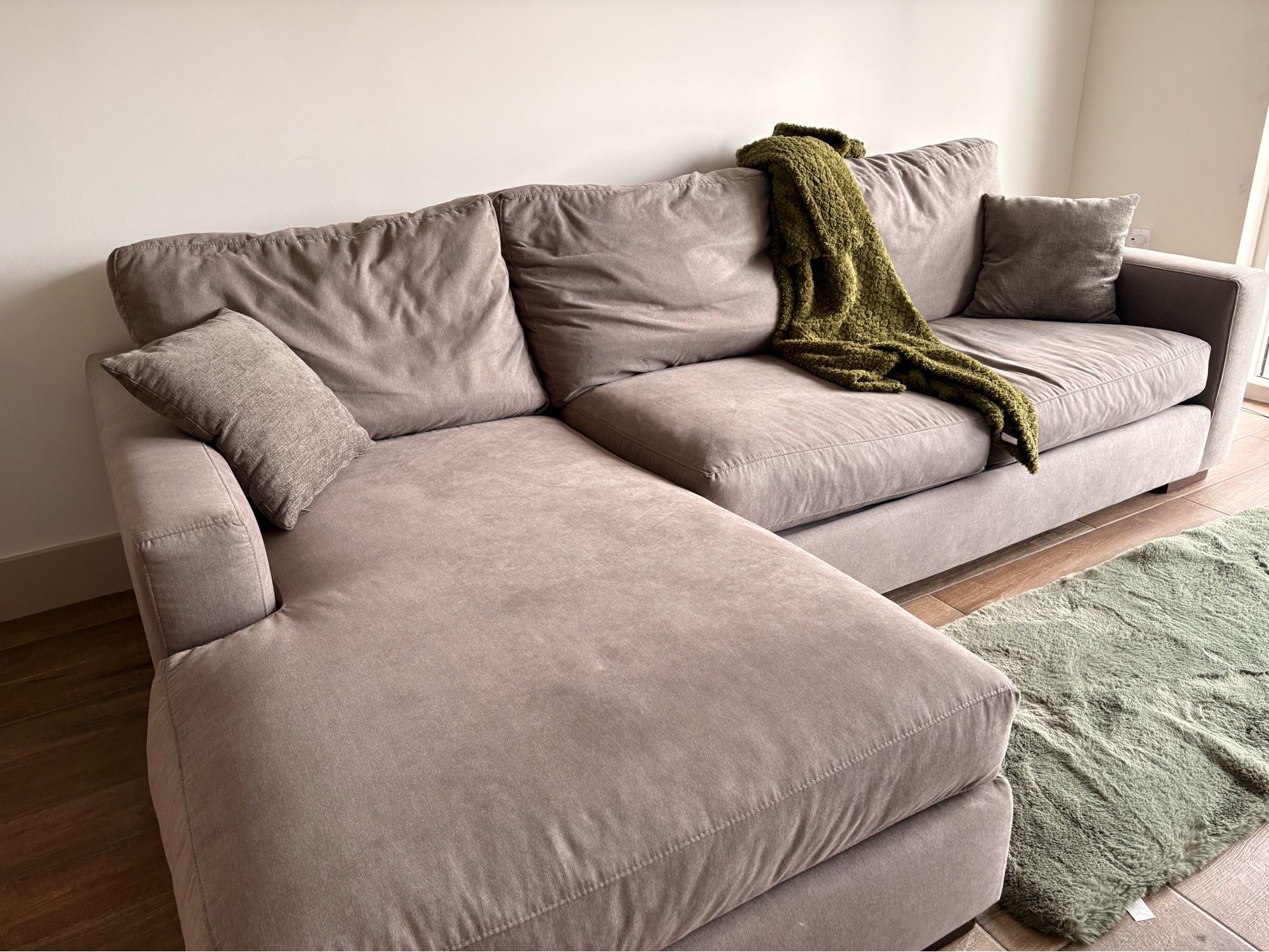 L shaped couch