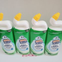 4/$5 Or 10/$10  Scrubbing Bubbles Bubbly Bleach Gel Toilet Bowl Cleaner