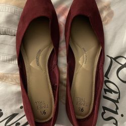New Maroon flats 