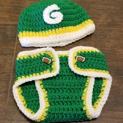 Green Bay Diaper Cover Set Photo Prop