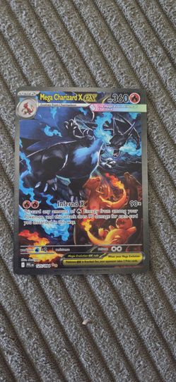 Mega Charizard X EX Pokemon Phantasmal Flames
