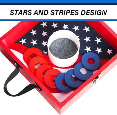SPORT BEATS Outdoor Games Wooden Washer Toss Game with 8 Washers  ⭐NEW IN BOX⭐