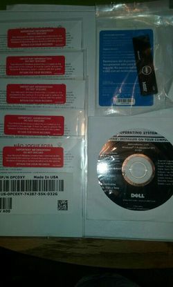 5- Microsoft Windows 8/10 Pro licenses. Comes with DVD MEDIA