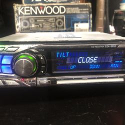 Old School 2005 Alpine CDA-9853 CD player with MP3/WMA playback 