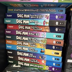 Dog man series Books By Dav Pilkey