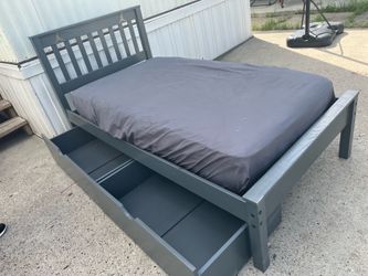 Twin Bed frame and mattress