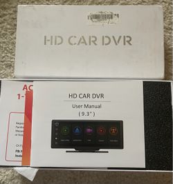 9.3” Wireless Apple CarPlay & Android Auto Screen w/ Dual Cameras – Brand New