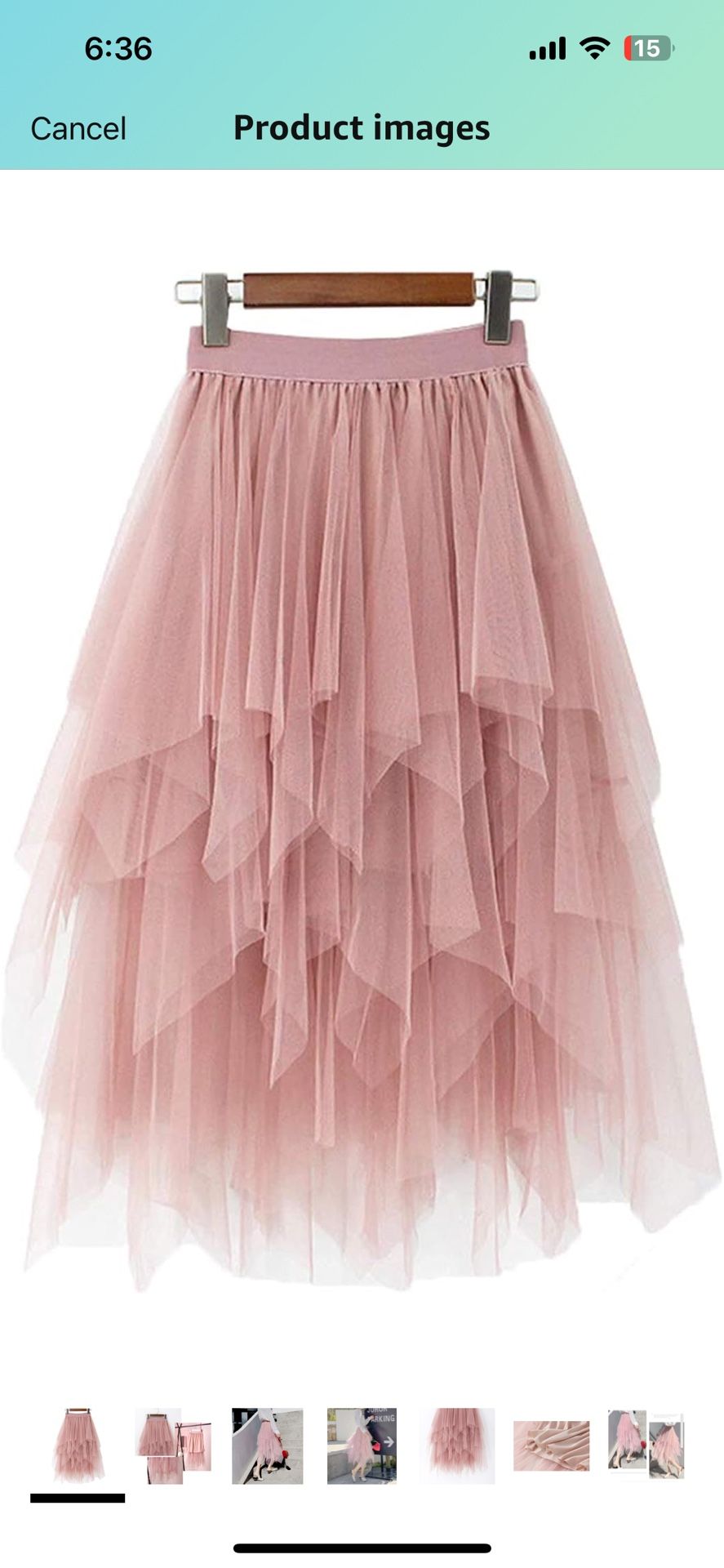 New No Tags Pink Tulle Skirt Fits A Medium