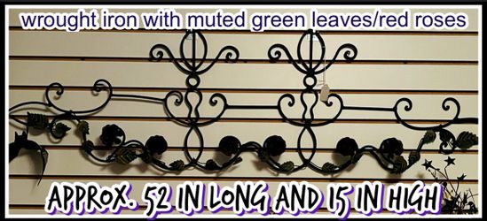 Wrought Iron Wall Hanging 
