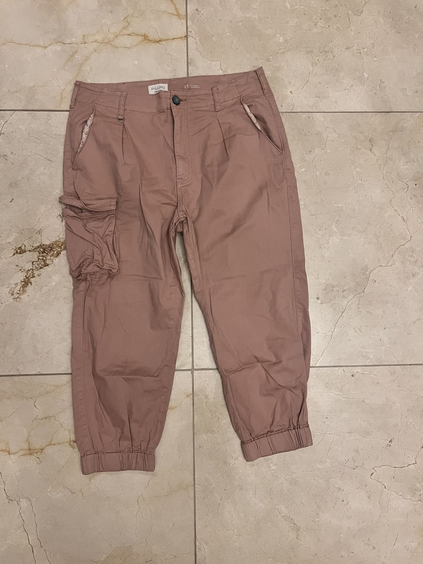 Anthropolgie Pilcro Dusty Pink Cargo Pants 31