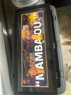 Fanatics authentic Kobe Bryant LA LAKERS Mamba Out collage