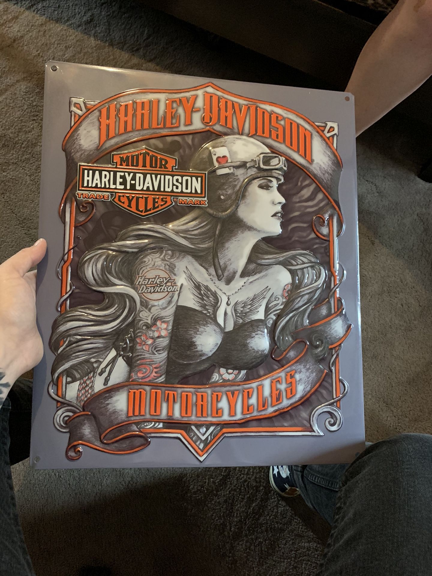 Harley Davidson Metal Sign