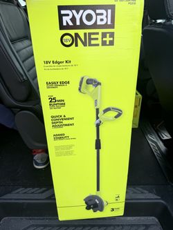 Band new (2) RYOBI 18V One+ Edger Kit $150/piece