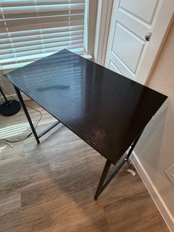 Black desk