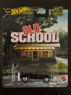 Hot Wheels Premium Pop Culture Old School 1979 Dodge RAM van