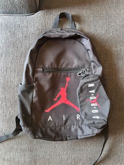 Air Jordan backpack with pencil pouch