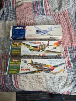 Vintage comet airplane model kits